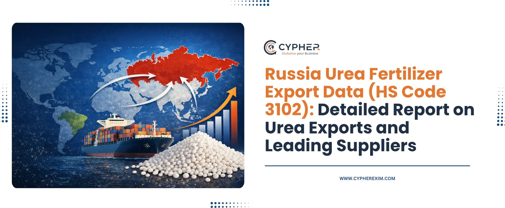 Russia Urea Fertilizer Export Data (HS Code 3102): Detailed Report on Urea Exports and Leading Suppliers